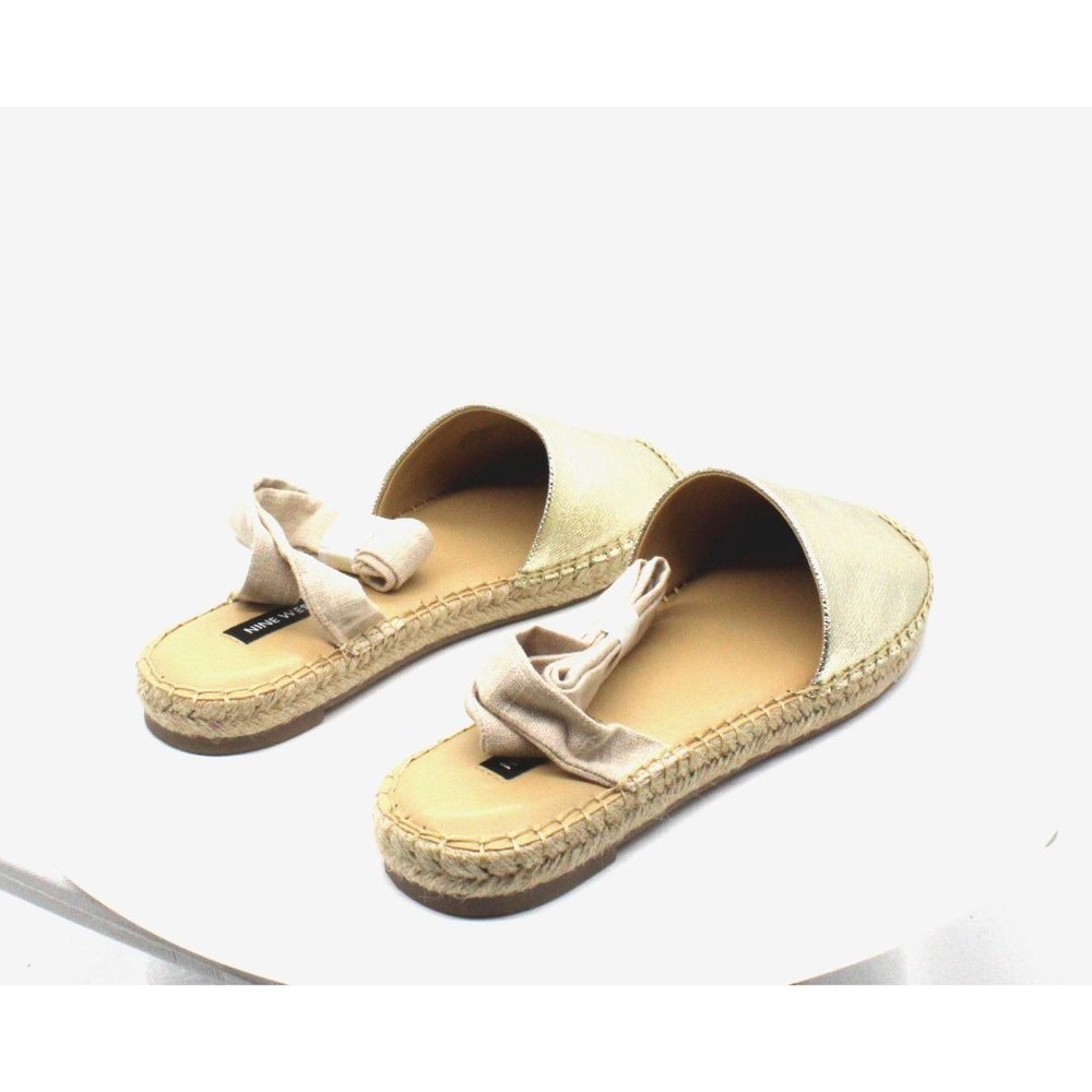 3/$20 Nine West Women’s Gold Espadrille Flats - Picture 5 of 8